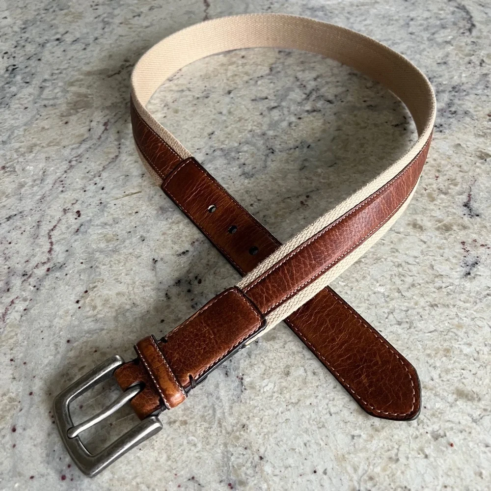 Vintage  Leather Belt Sz 38